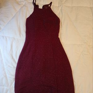Burgundy homecoming dress. Brand: Speechless. Size: small.